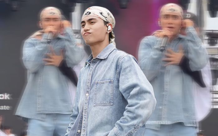 Đang hát thì bị dancer nữ đụng chạm, MONO có biểu cảm 'khó đỡ'