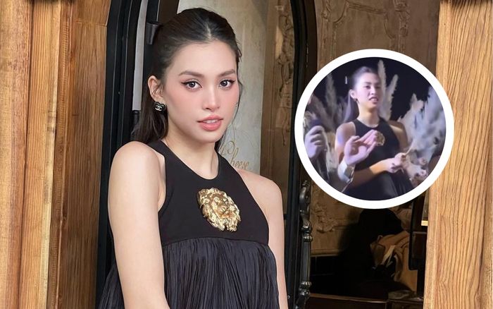 Bị nghi có bầu vì mặc váy rộng, Tiểu Vy vội vàng đính chính