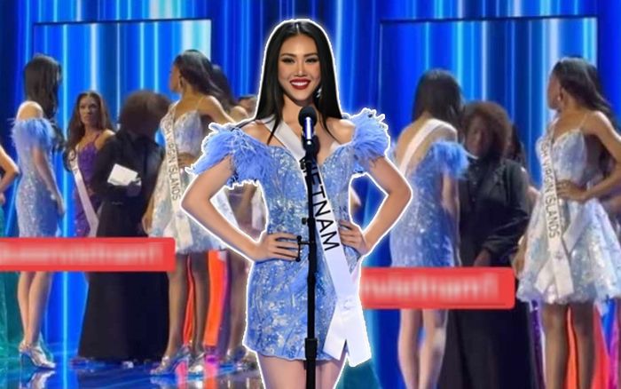 Khoảnh khắc Bùi Quỳnh Hoa loay hoay trên sân khấu MU, phải tạm ngưng để chạy vội vào hậu trường gây chú ý