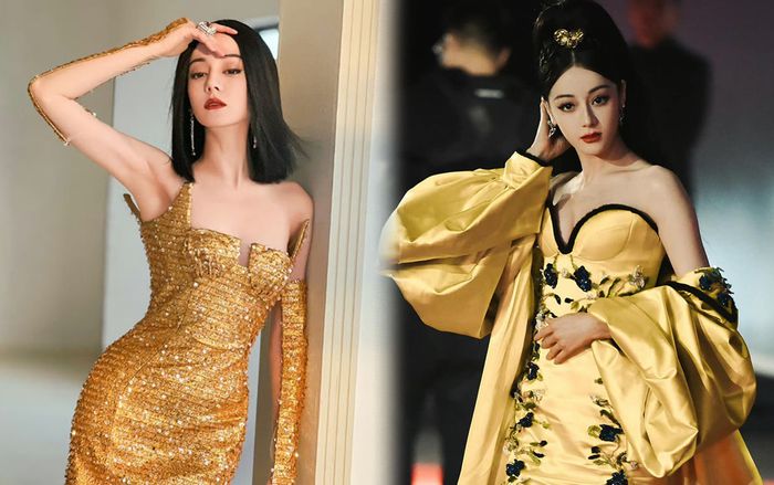 Địch Lệ Nhiệt Ba hóa nữ hoàng, quyết tâm 'phục thù' bộ váy vàng thảm họa trước đó