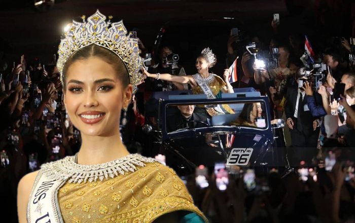 Á hậu 1 Miss Universe được o bế như một đại minh tinh: 'Cô ấy là số một trong lòng người Thái'