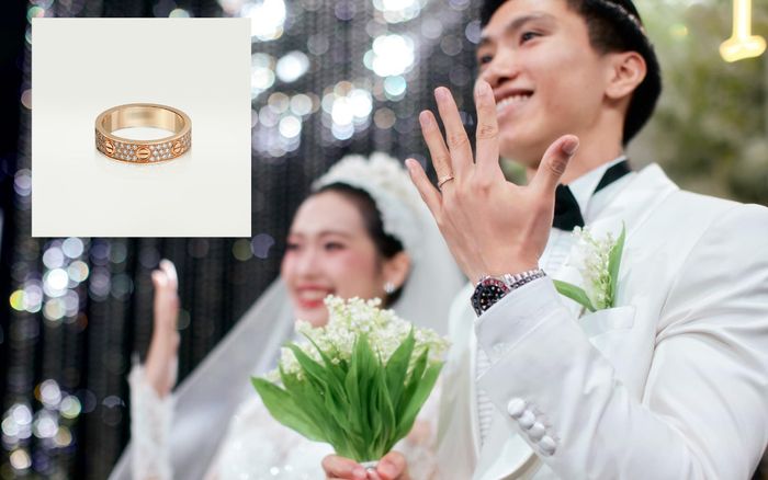 Nhẫn cưới kim cương của Đoàn Văn Hậu - Doãn Hải My có giá khủng cỡ nào?