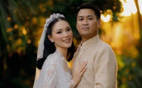 'Nàng dâu hào môn' Vbiz chuẩn bị hạ sinh nhóc tỳ đầu lòng, ông xã doanh nhân luôn kề cạnh