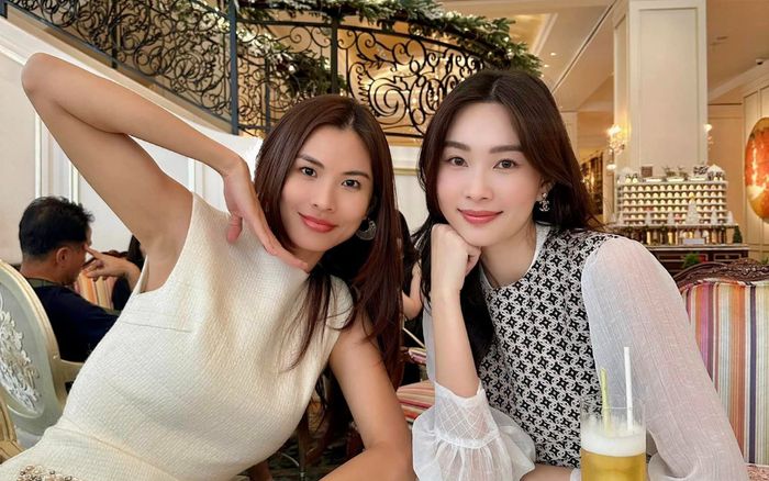 Cao Thiên Trang hội ngộ 'Hoa hậu tiên tỷ' Đặng Thu Thảo, netizen kêu gọi: Xin vía đăng quang đi chị ơi!