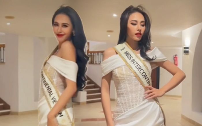 Ngọc Hằng khoe catwalk 'sương sương' tại Miss Intercontinental 2023, netizen mong đợi B2B được chưa?