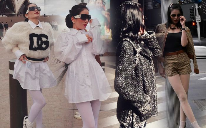 Lệ Quyên khoác sương sương váy áo hơn nửa tỷ đồng trong 4 ngày du lịch nước ngoài