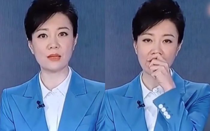 Nữ MC bất ngờ bị rơi răng giả trên sóng trực tiếp, xử lý ra sao khiến netizen chú ý