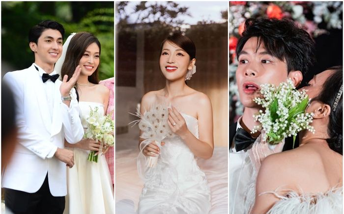 Những bó hoa cưới cầm tay độc lạ và đắt đỏ của các nàng dâu trong showbiz Việt
