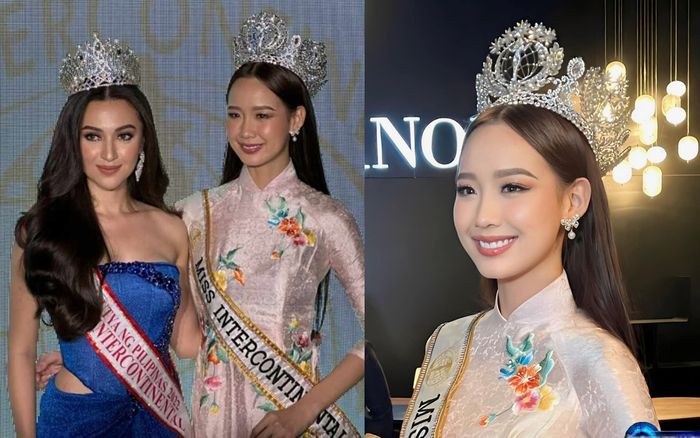 Hoa hậu Bảo Ngọc đội vương miện 8 tỷ khi công tác ở Philippines: Rạng rỡ trước ngày kết thúc nhiệm kỳ