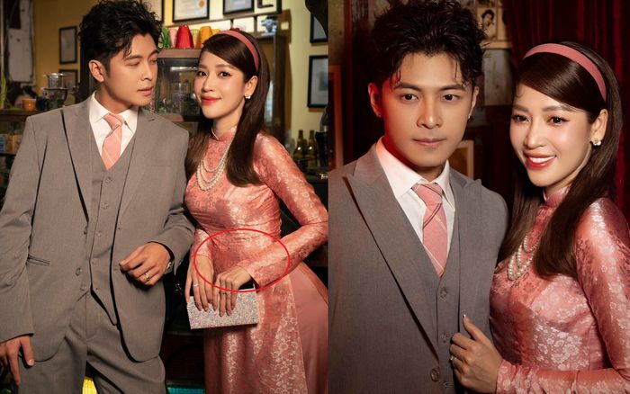 Puka lần đầu xuất hiện với Gin Tuấn Kiệt sau đám cưới, vòng eo gây chú ý khi diện áo dài