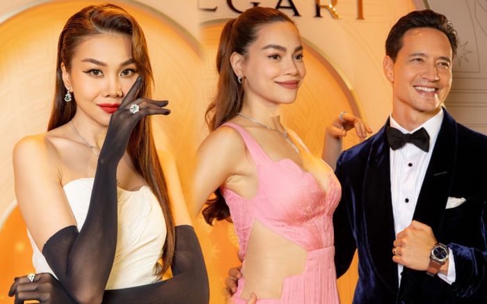 Hà Hồ - Kim Lý diện trang sức 6,5 tỷ đi sự kiện, Thanh Hằng cũng 'chơi sang' không kém dù lẻ bóng!