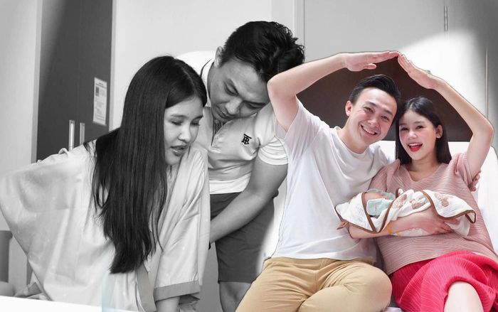 Chồng hoa hậu Ngân Anh chia sẻ quá trình vượt cạn 'đẫm nước mắt' của bà xã
