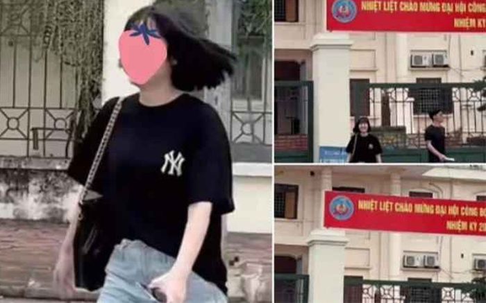 Cô gái cười tươi rói sau khi hoàn tất thủ tục ly hôn với chồng, danh tính gây bất ngờ