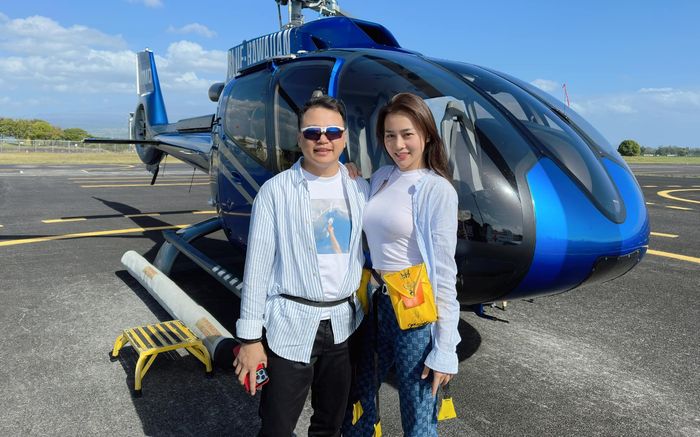 Shark Bình tiết lộ lý do thường xuyên đeo kính râm khi đi cùng vợ bầu Phương Oanh?