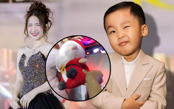 Hòa Minzy đi diễn nhưng khán giả lại gửi tặng quà cho con trai, nữ ca sĩ phản ứng ra sao?