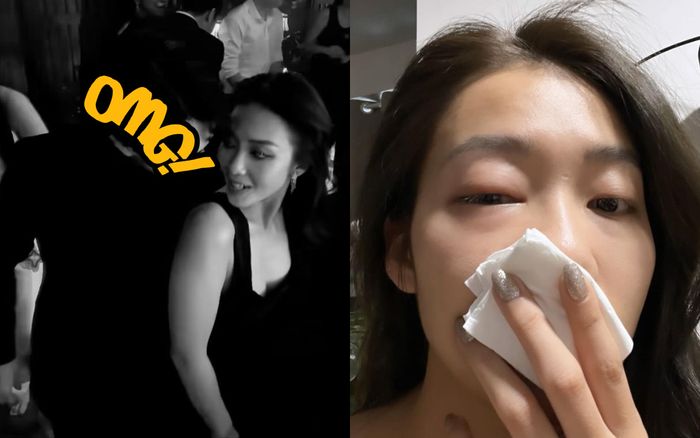 Nhảy nhót với 'trai lạ' tại tiệc cưới của Diễm My 9x, Khả Ngân gặp sự cố 'khó đỡ'