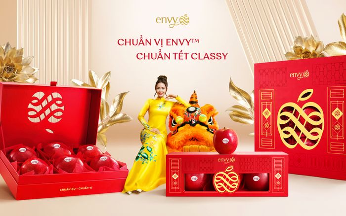 Giáp Thìn khởi sắc cùng Envy Apples Việt Nam và Hoa hậu Ngọc Châu