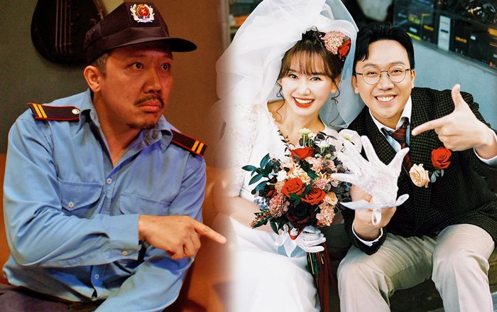 Vừa tung bộ ảnh cưới đẹp như thơ với Hari Won, Trấn Thành đã hóa bảo vệ già nua ở Mai