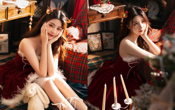 Ái nữ 15 tuổi nhà Quyền Linh đẹp mãn nhãn trong bộ ảnh giáng sinh, đến lớn còn đỉnh cỡ nào?