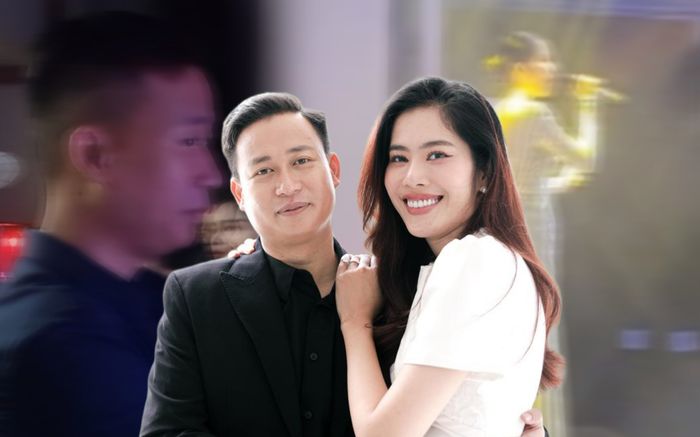 Chồng sắp cưới hộ tống Nam Em đi diễn: Nắm chặt tay ở hậu trường, mặt lạnh tanh khi nghe bạn gái hát