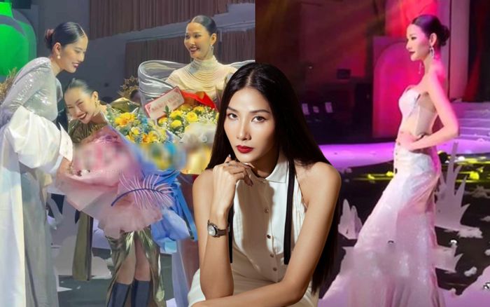 Hoàng Thùy giải thích lý do khán giả bỏ về ồ ạt khi cô catwalk, có hành động tinh tế dành cho Nam Em