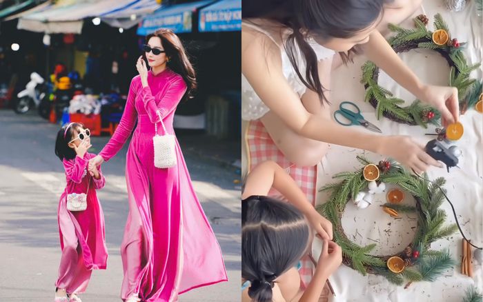 Đặng Thu Thảo khéo khoe hoa tay của ái nữ, khéo léo tỉ mỉ y hệt mẹ
