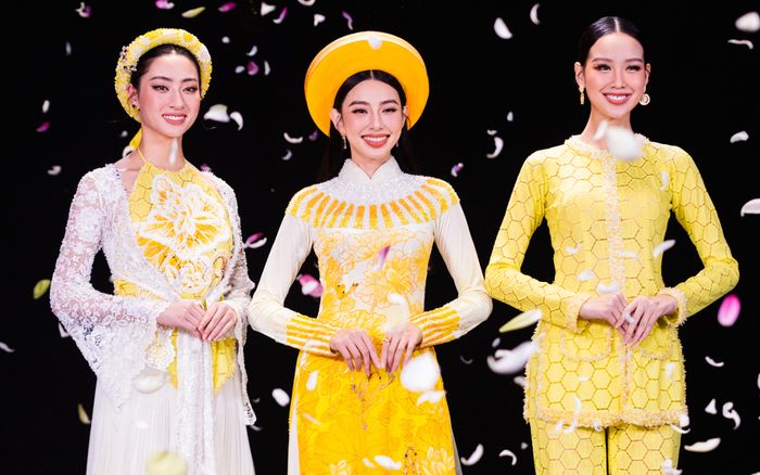 Ba nàng hậu có thành tích xuất sắc ở quốc tế 'chạm trán': Bảo Ngọc có 'ăn đứt' đàn chị bằng chiều cao?