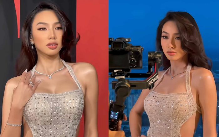 Thùy Tiên diện váy 'khoét eo hở lưng' lộng lẫy tựa nữ thần: Không vương miện vẫn 'phát sáng' nhờ 1 điểm