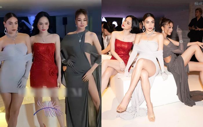 1 chi tiết giúp Hồ Ngọc Hà tỏa sáng dù đứng kế Thanh Hằng khoe chân 1m12, Hương Giang đỏ 'hót hòn họt'