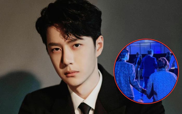 Lộ ảnh Vương Nhất Bác hẹn hò với mỹ nhân U50 của Cbiz, còn công khai nắm chặt tay 'đàng gái'