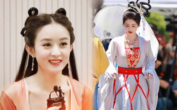 Cùng tạo hình Hằng Nga, Bạch Lộc đẹp đầy tiên khí lấn át cả Triệu Lệ Dĩnh?