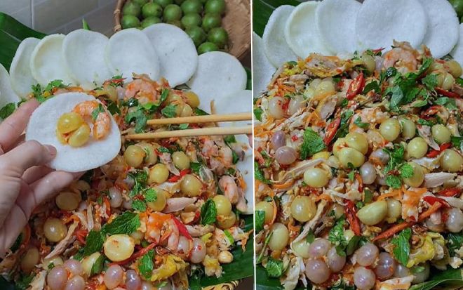 Gỏi gà măng cụt chưa hạ nhiệt, 'tam tai' tiếp tục réo tên 1 loại quả nghe tên đã muốn 'chảy nước miếng'