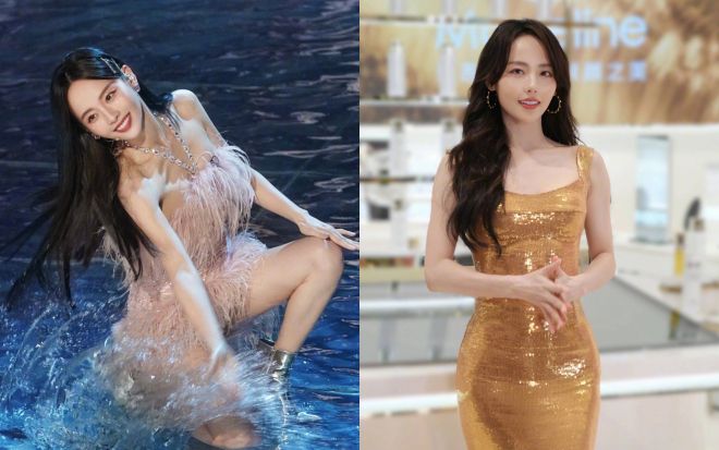 Diện váy đuôi cá ánh kim, Trương Gia Nghê tỏa sáng với visual diễm lệ: Nhan sắc Thuận Tần khó tìm ra đối thủ