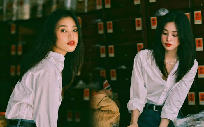 Tiểu Vy khiến fan 'xỉu ngang' với bộ ảnh đậm chất Hong Kong: Nhan sắc phải gọi đỉnh của chóp!