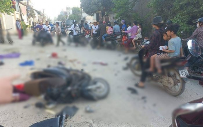 Nam sinh ra đi mãi mãi sau khi xe máy 'đấu đầu' với xe cô giáo, hiện trường vụ tai nạn gây ám ảnh