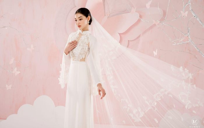 Sammy gợi ý 3 mẫu áo dài cưới dành cho nàng ưa thích sự nữ tính, quyến rũ