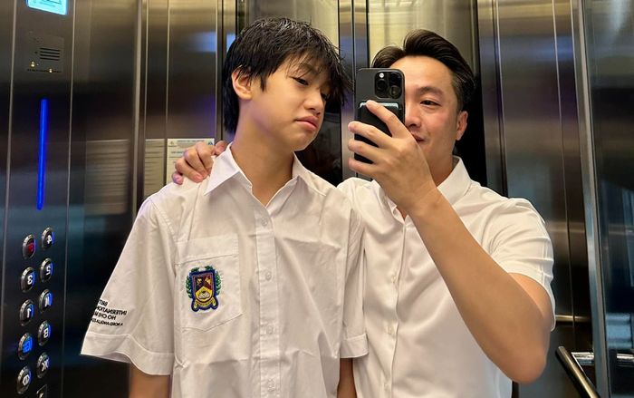 Quý tử Subeo nhà Hồ Ngọc Hà cao vượt mặt bố