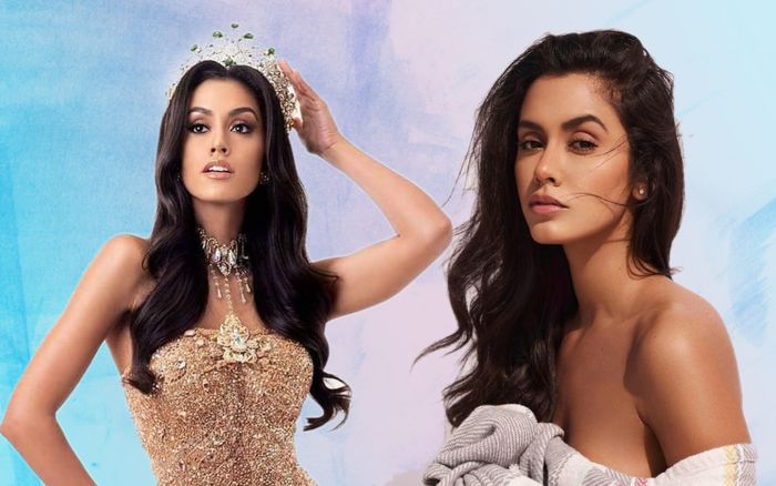 Nhan sắc đẹp quên đường đi lối về của Hoa hậu Hoàn vũ Peru, ấn tượng nhất là trình độ nhai mic