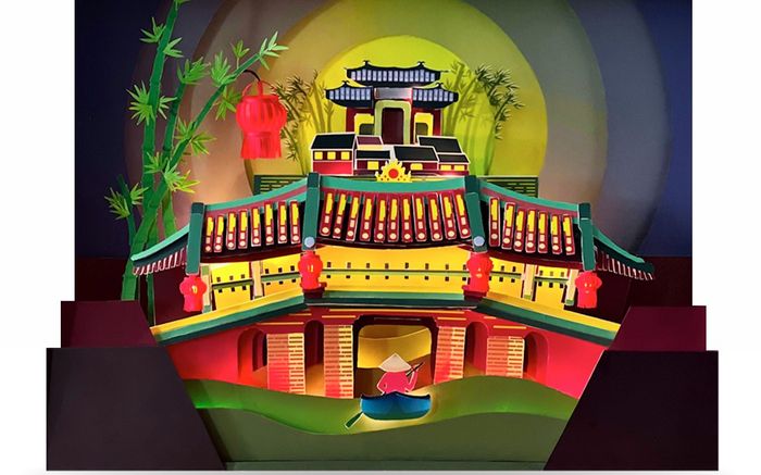 Đã mắt chiêm ngưỡng danh lam thắng cảnh đất nước qua những sản phẩm cắt giấy của giới sinh viên