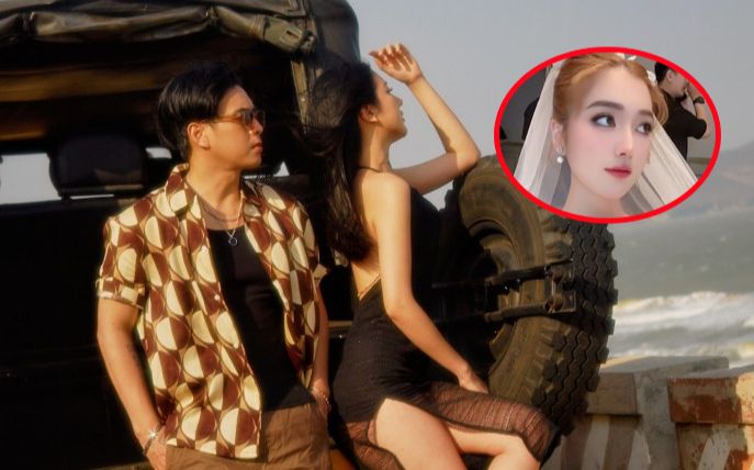 Rộ hình ảnh bạn gái Hồ Quang Hiếu diện váy cưới, thực hư ra sao?