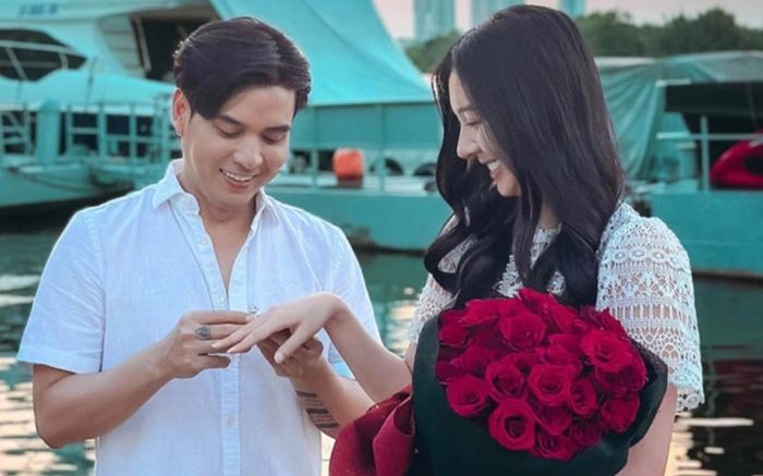 Lộng lẫy diện váy cưới, bạn gái Hồ Quang Hiếu liên tục bị so sánh với Bảo Anh: Liệu có kém duyên?