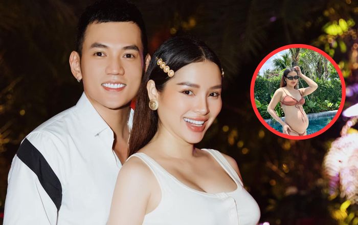 Phương Trinh Jolie diện bikini cực 'cháy, hé lộ thời gian dự sinh con thứ hai