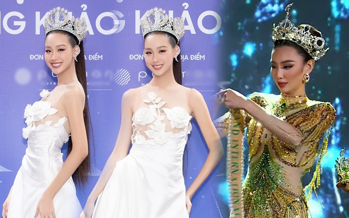 Hoa hậu Bảo Ngọc mắc lỗi giống hệt Thuỳ Tiên khi lên thảm đỏ, fan 'phì cười': Ai hại chị thế?