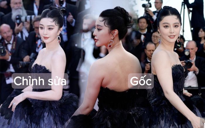 Tranh cãi Phạm Băng Băng chỉnh ảnh quá đà tại Cannes, 'hú vía' khi thấy bản gốc bị 'hung thần' tóm gọn