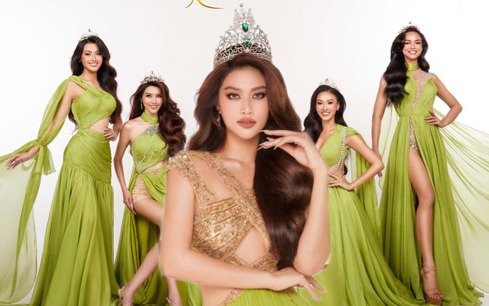 Đoàn Thiên Ân và 4 á hậu Miss Grand VN hớp hồn fan với bộ ảnh sau 8 tháng đăng quang