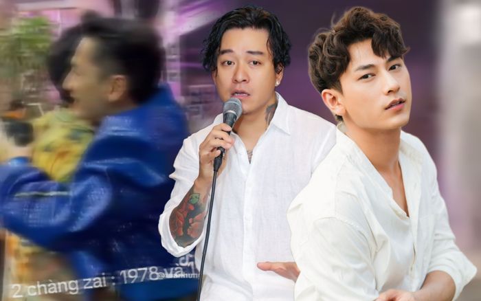 Gặp nhau ở phía sau sân khấu, Isaac có hành động lễ phép dành cho Tuấn Hưng