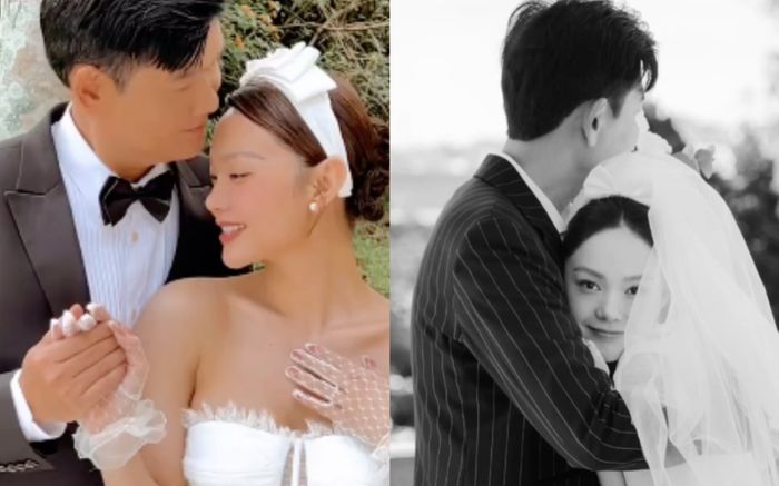 Minh Hằng lần đầu công bố ảnh cưới cùng chồng đại gia vào tháng đặc biệt