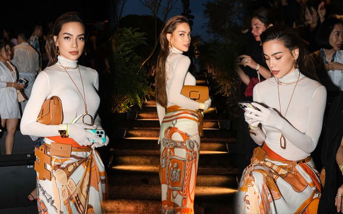 Đỉnh như Hồ Ngọc Hà: Quấn khăn như 'đi biển' vẫn khí chất ngút ngàn tại show thời trang Thượng Hải