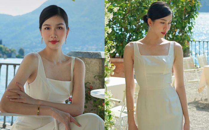 Á hậu Phương Anh khoe ảnh diện váy cưới tại Ý, visual 'cô dâu mới' ra sao?