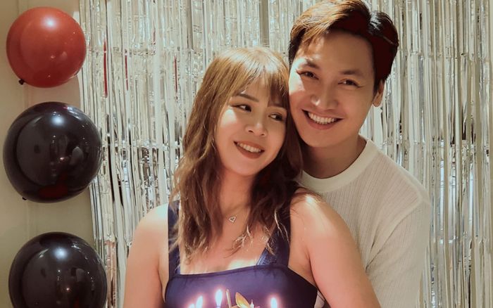 Bà xã Mạnh Trường hạnh phúc đón sinh nhật tuổi 38 bên gia đình, nhan sắc và mẹ 3 con gây chú ý